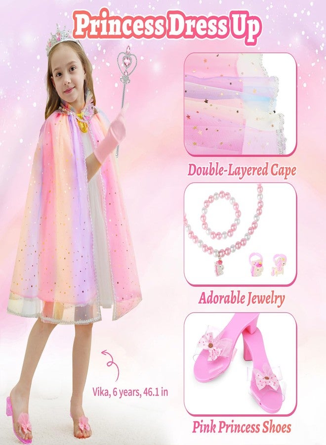 Fuzmo Kids Makeup Kit for Girls 3-8 Years Old, Princess Dress Up Toy, Non-Toxic Toddler Make Up Set for Girls Birthday Gift - Image 2